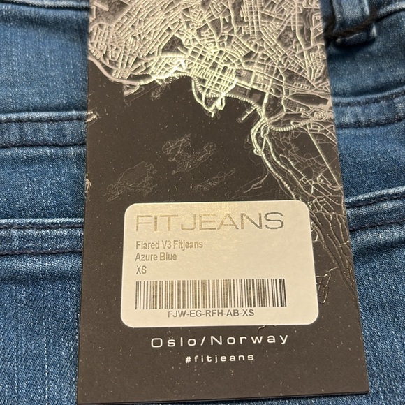 FITJEANS Blue Flare & Wide Leg Jeans - Picture 5 of 5